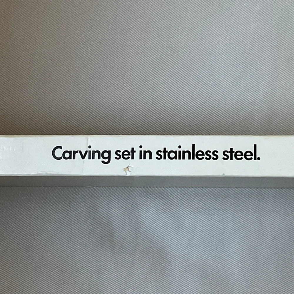 Boda Nova Carving Set Stainless Steel in Original Box Vintage